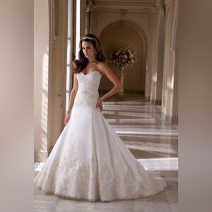David Tutera Beautiful White Wedding Dress